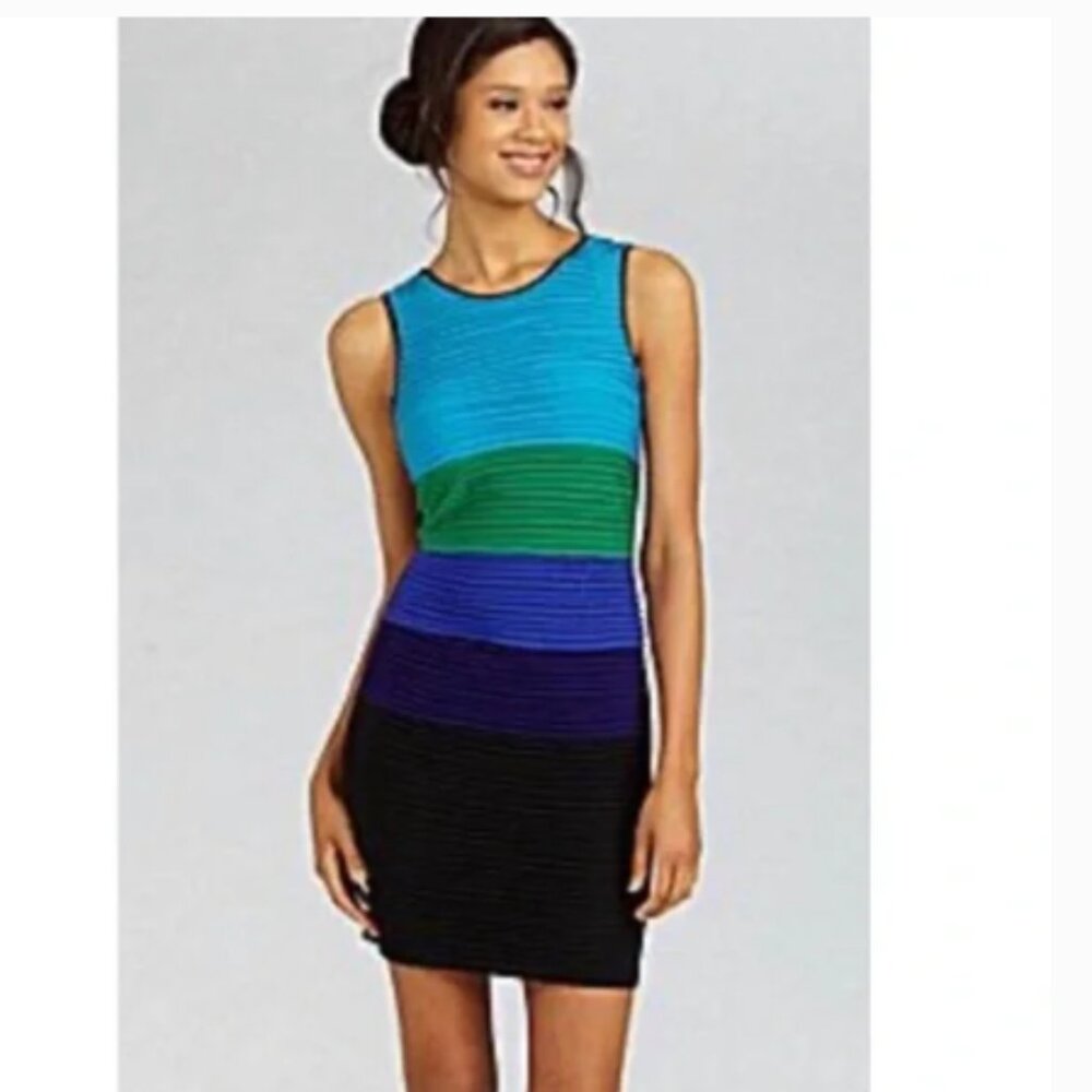 Calvin Klein Color Block Sheath Dress (519) - Picture 1 of 16
